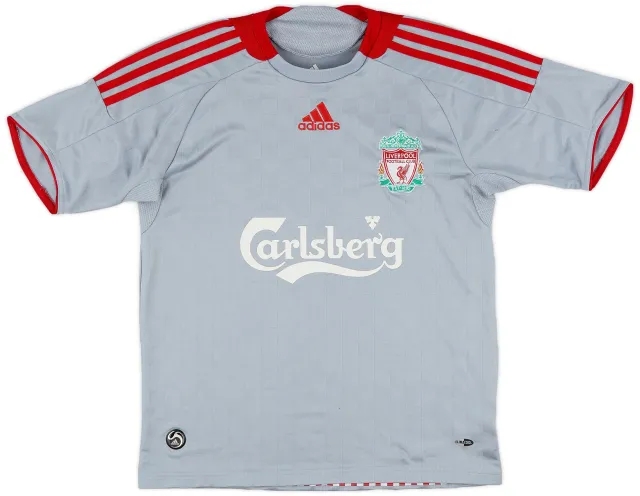 adidas 2008-09 Liverpool Away Shirt - 8/10 - (XL.Boys)