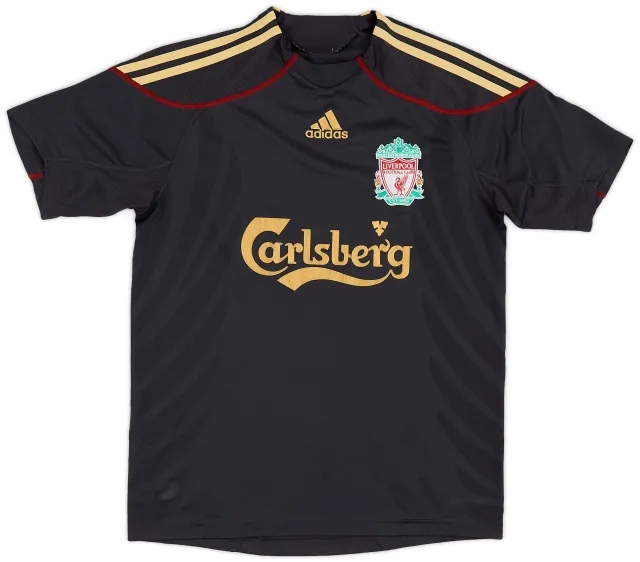 adidas 2009-10 Liverpool Away Shirt - 8/10 - (XL.Boys)
