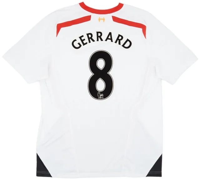 2013-14 Liverpool Away Shirt Gerrard #8 - 6/10 - (3XL)