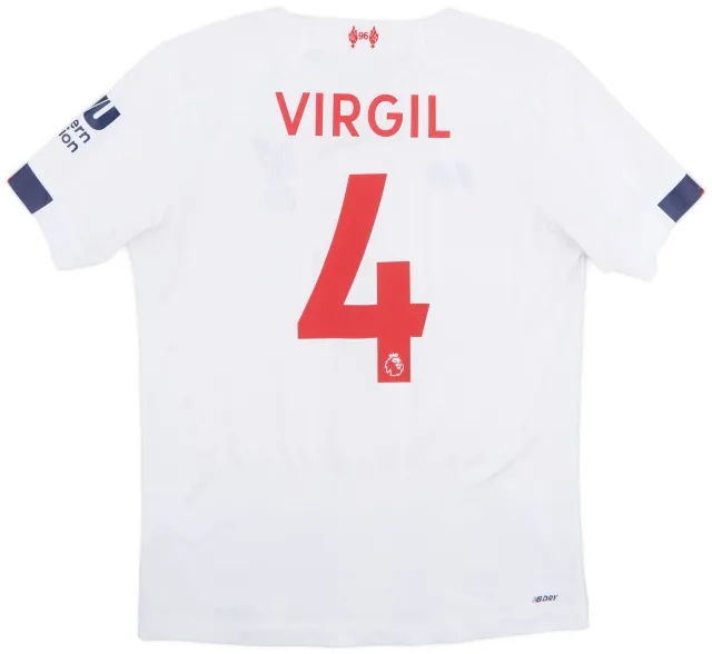 NewBalance 2019-20 Liverpool Away Shirt Virgil #4 - 9/10 - (S)