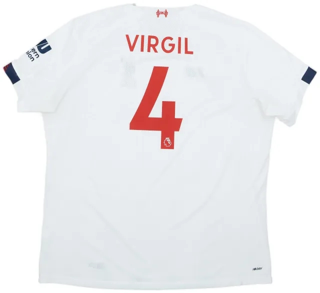 Puma 2019-20 Liverpool Away Shirt Virgil #4 - 6/10 - (XXL)