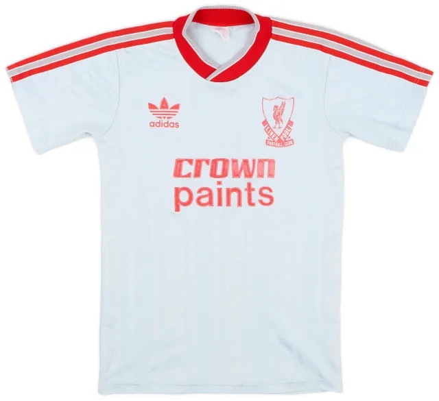adidas 1987-88 Liverpool Away Shirt - 9/10 - (L.Boys)