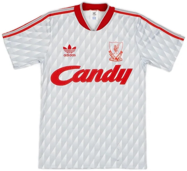 adidas 1989-91 Liverpool Away Shirt - 8/10 - (L.Boys)