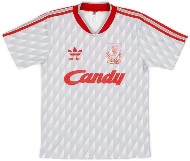 adidas 1989-91 Liverpool Away Shirt - 8/10 - (M.Boys)