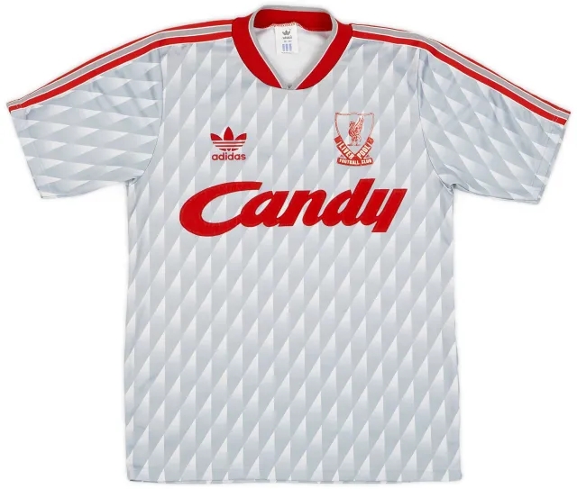 adidas 1989-91 Liverpool Away Shirt - 9/10 - (S)