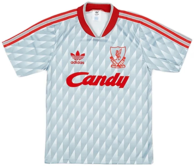 adidas 1989-91 Liverpool Away Shirt - 9/10 - (M.Boys)