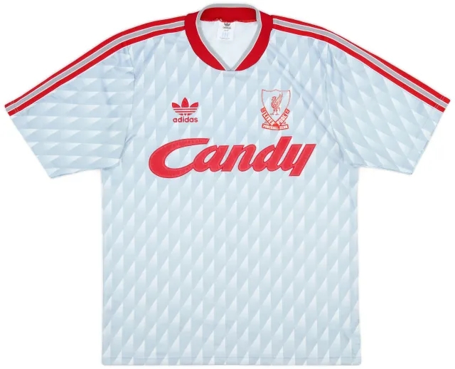 adidas 1989-91 Liverpool Away Shirt - 8/10 - (M)