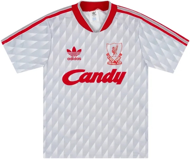 adidas 1989-91 Liverpool Away Shirt - 9/10 - (M.Boys)
