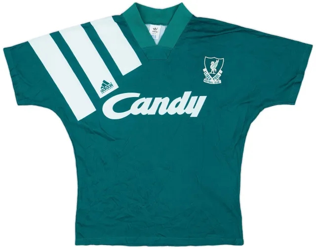 adidas 1991-92 Liverpool Away Shirt - 8/10 - (M)