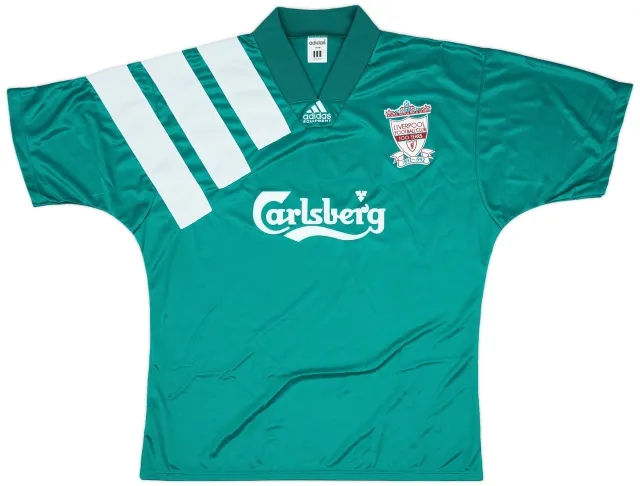 adidas 1992-93 Liverpool Centenary Away Shirt - 9/10 - (L/XL)