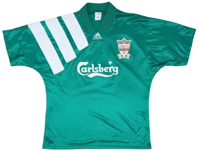 adidas 1992-93 Liverpool Centenary Away Shirt - 7/10 - (L/XL)