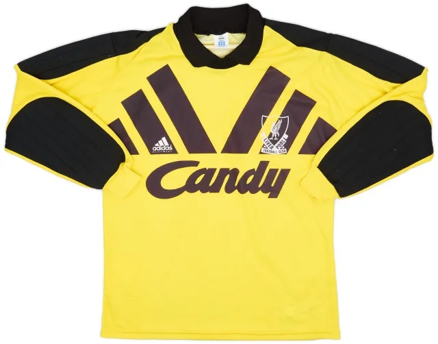adidas 1991-92 Liverpool GK Shirt - 8/10 - (M)
