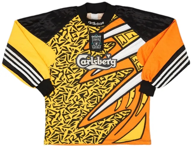 adidas 1995-96 Liverpool GK Shirt - 7/10 - (XS)