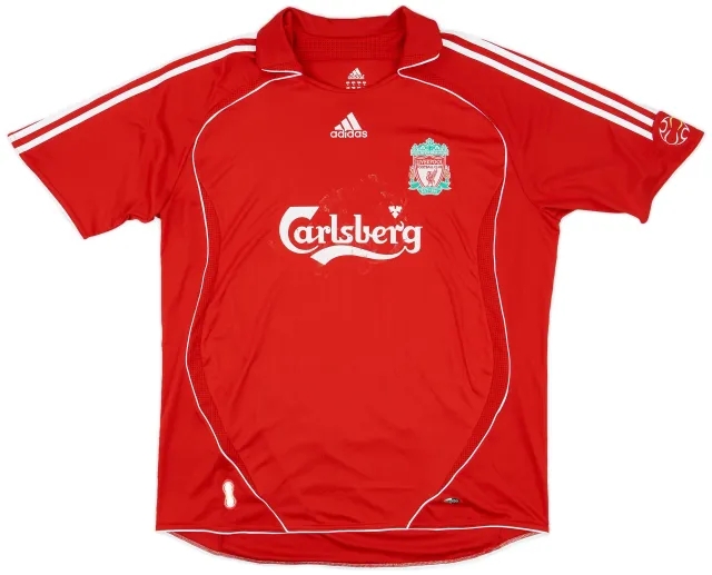adidas 2006-08 Liverpool Home Shirt - 5/10 - (XL)