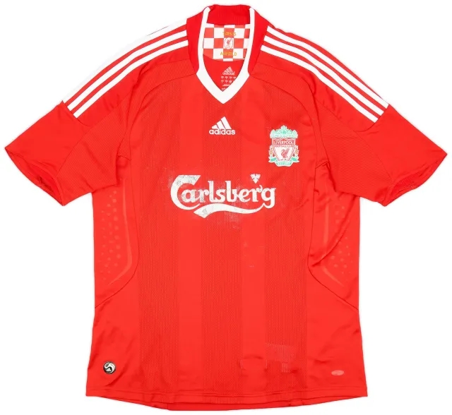 adidas 2008-10 Liverpool Home Shirt - 5/10 - (L)