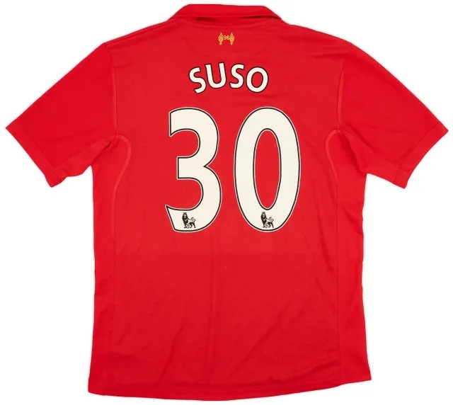 2012-13 Liverpool Home Shirt Suso #30 - 9/10 - (L)