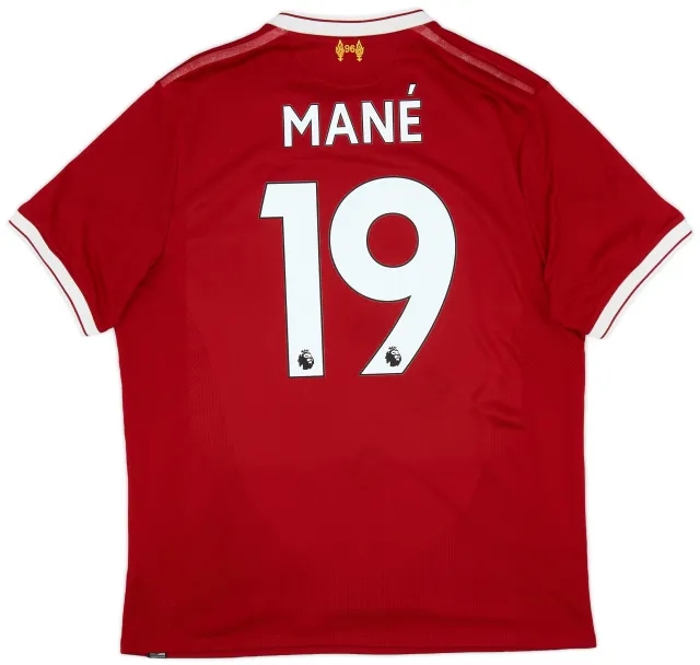 NewBalance 2017-18 Liverpool 125 Years Home Shirt Mane #19 - 6/10 - (L)