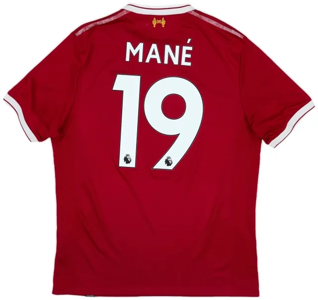 NewBalance 2017-18 Liverpool 125 Years Home Shirt Mane #19 - 5/10 - (L)
