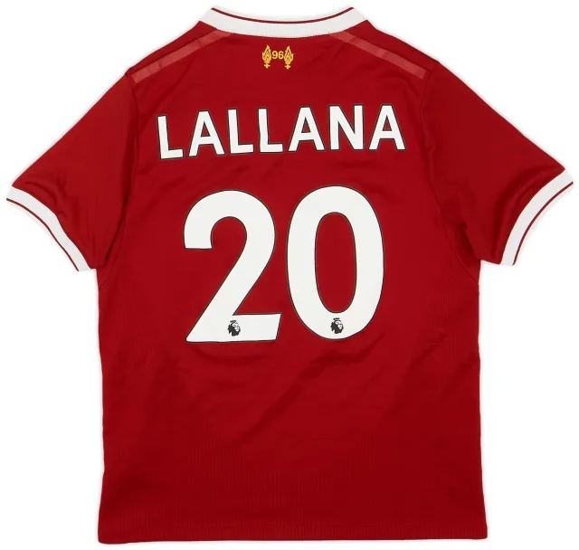 NewBalance 2017-18 Liverpool 125 Years Home Shirt Lallana #20 - 8/10 - (M.Boys)