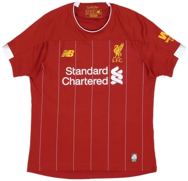 NewBalance 2019-20 Liverpool Home Shirt - 10/10 - (XL.Boys)