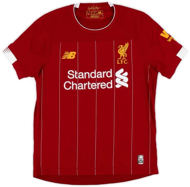 NewBalance 2019-20 Liverpool Home Shirt - 6/10 - (L.Boys)