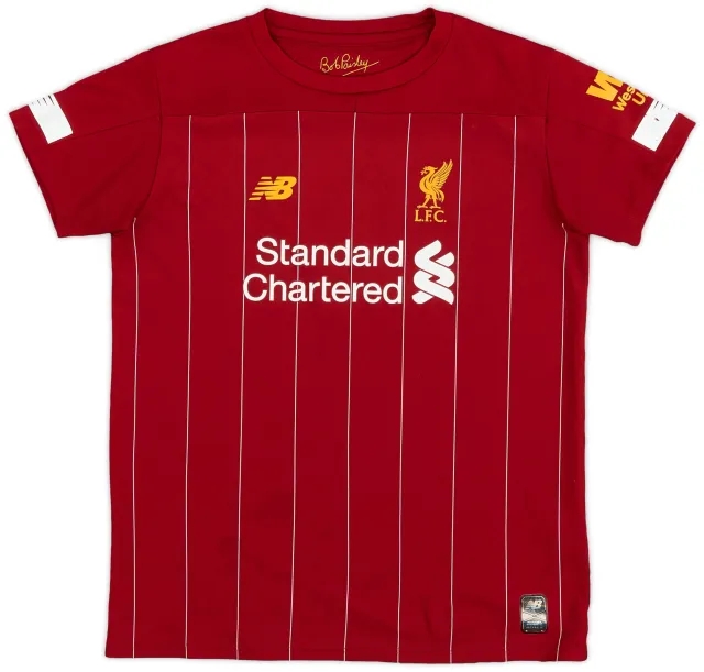 NewBalance 2019-20 Liverpool Home Shirt - 8/10 - (S.Boys)