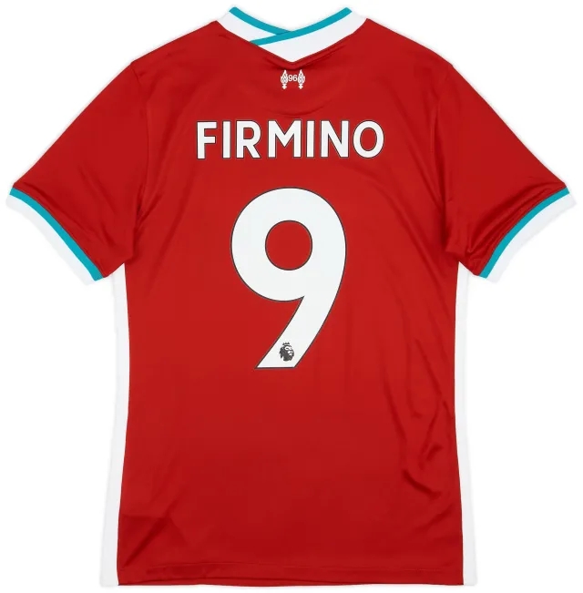 Nike 2020-21 Liverpool Home Shirt Firmino #9 - 9/10 - (S)