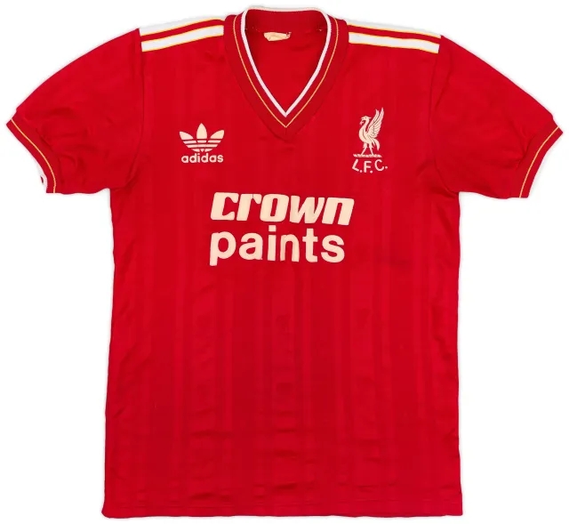 adidas 1986-87 Liverpool Home Shirt - 6/10 - (L.Boys)