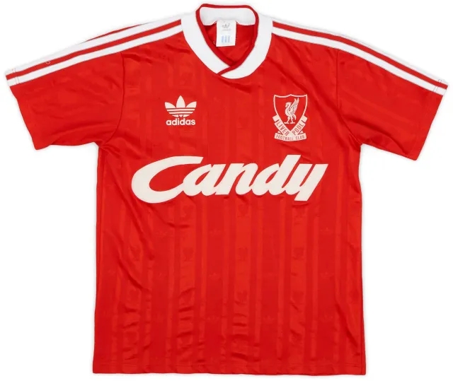 adidas 1988-89 Liverpool Home Shirt - 9/10 - (S)