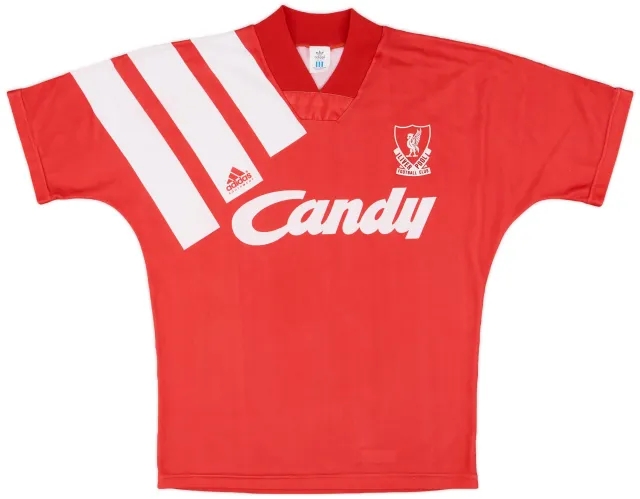 adidas 1991-92 Liverpool Home Shirt - 8/10 - (M)
