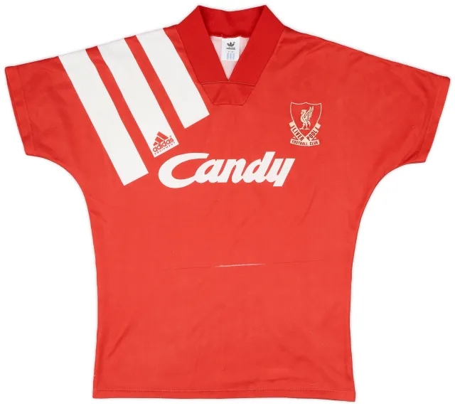 adidas 1991-92 Liverpool Home Shirt - 7/10 - (S)