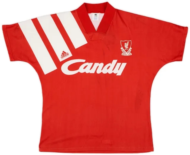 adidas 1991-92 Liverpool Home Shirt - 6/10 - (M)