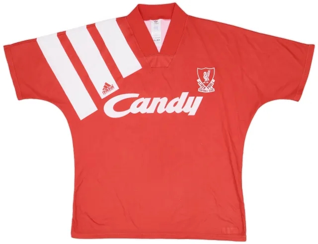 adidas 1991-92 Liverpool Home Shirt - 8/10 - (L)