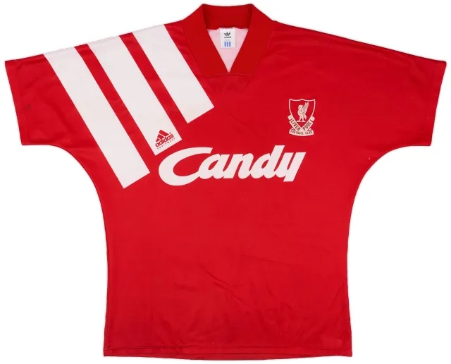 adidas 1991-92 Liverpool Home Shirt - 6/10 - (L)