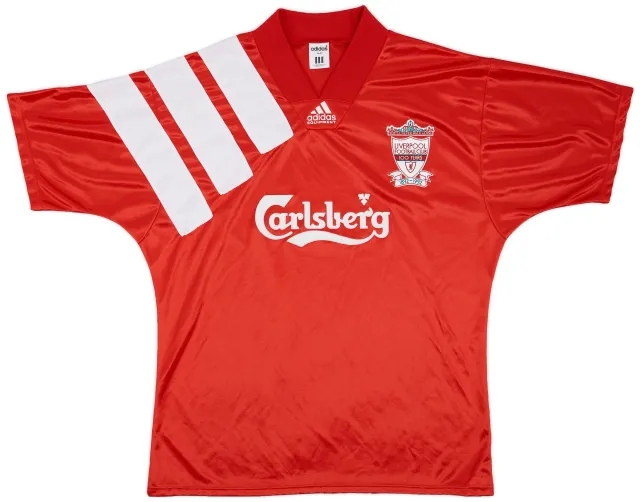 adidas 1992-93 Liverpool Centenary Home Shirt - 9/10 - (L/XL)