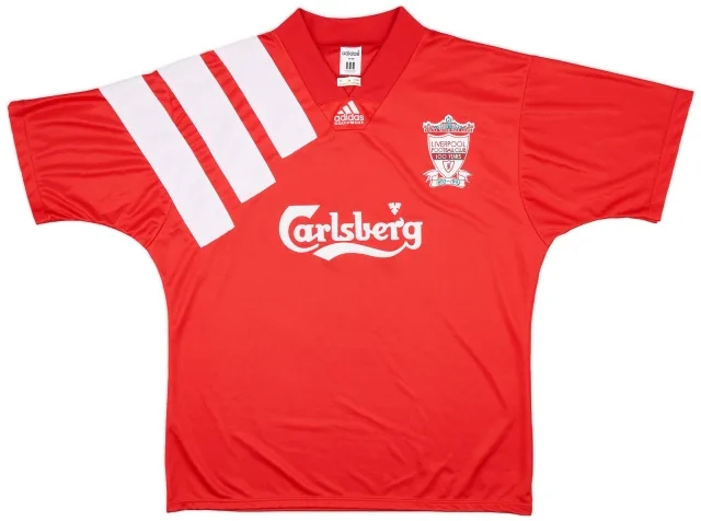 adidas 1992-93 Liverpool Centenary Home Shirt - 9/10 - (L/XL)