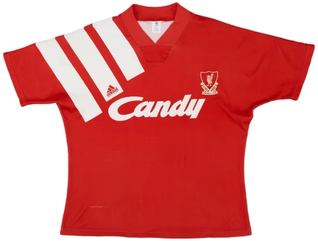 adidas 1992-93 Liverpool Centenary Home Shirt - 7/10 - (L)