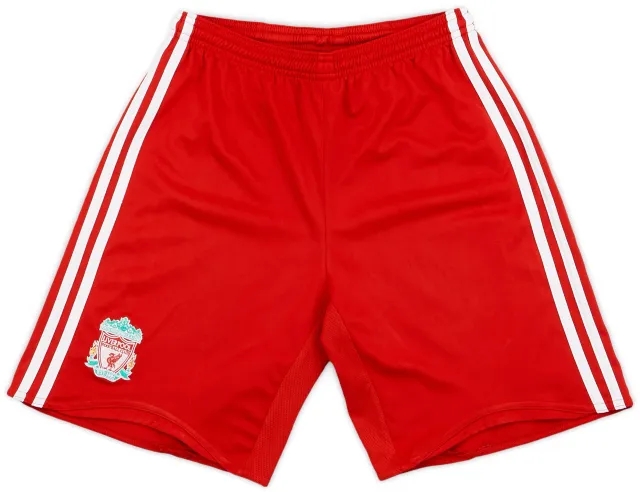 adidas 2006-08 Liverpool Home Shorts - 8/10 - (S)