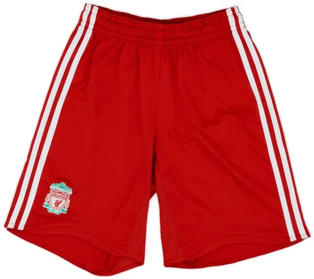 adidas 2008-10 Liverpool Home Shorts - Excellent 8/10 - (S)