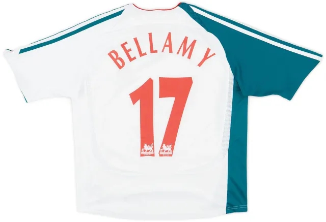 adidas 2006-07 Liverpool Third Shirt Bellamy #17 - 8/10 - (M.Boys)