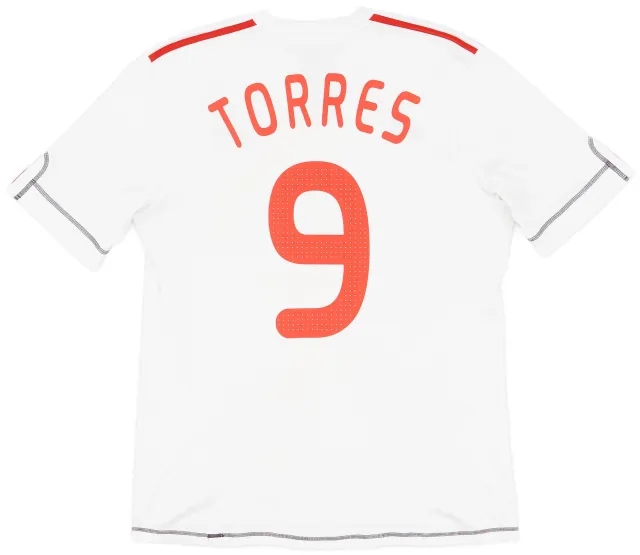 adidas 2009-10 Liverpool Third Shirt Torres #9 - 5/10 - (L)