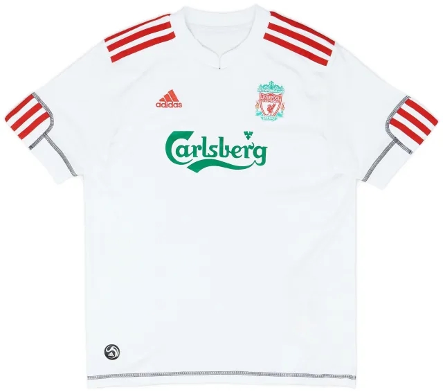 adidas 2009-10 Liverpool Third Shirt - 8/10 - (M.Boys)