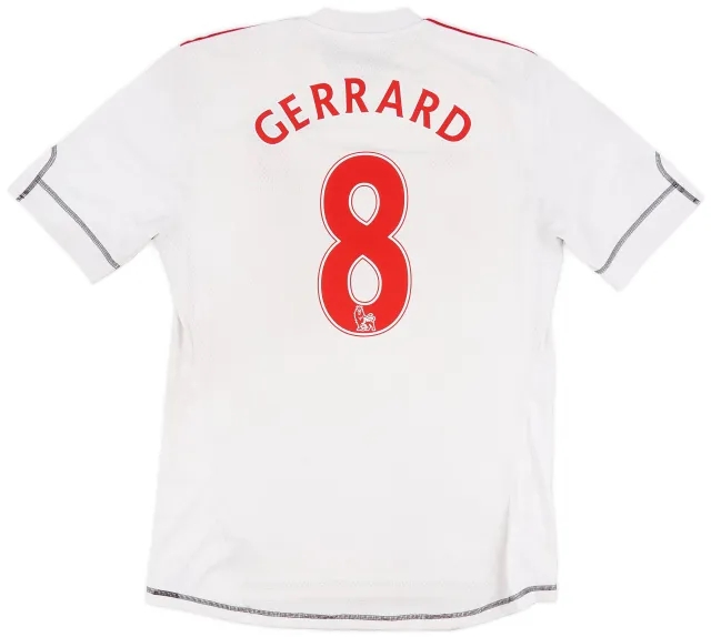 adidas 2009-10 Liverpool Third Shirt Gerrard #8 - 5/10 - (L)