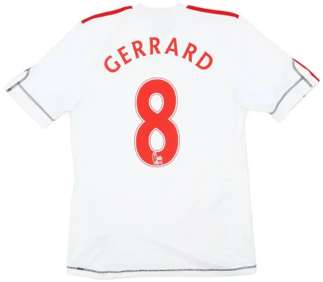 adidas 2009-10 Liverpool Third Shirt Gerrard #8 - 9/10 - (S)