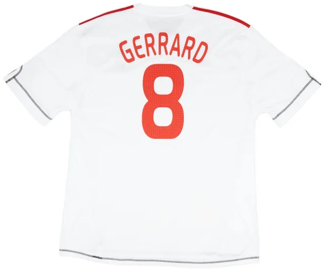 adidas 2009-10 Liverpool Third Shirt Gerrard #8 - 6/10 - (XXL)