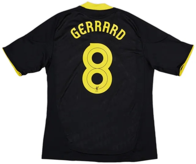 adidas 2010-11 Liverpool Third Shirt Gerrard #8 - 6/10 - (L)
