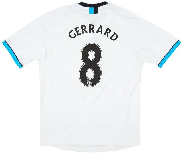 adidas 2011-12 Liverpool Third Shirt Gerrard #8 - 7/10 - (L)