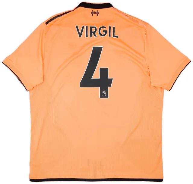 NewBalance 2017-18 Liverpool 125 Years Third Shirt Virgil #4 - 5/10 - (XL)