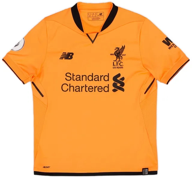 NewBalance 2017-18 Liverpool 125 Years Third Shirt - 7/10 - (L.Boys)