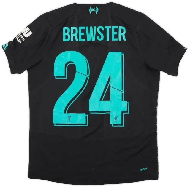 NewBalance 2019-20 Liverpool Third Shirt Brewster #24 - 7/10 - (L.Boys)